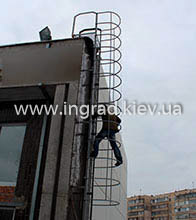 Пожарная лестница из металла в Киеве