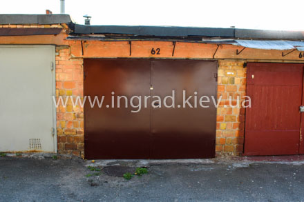 Ворота гаражные из металла цена по Киеву