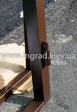 Распашные металлические ворота для гаража цена по Киеву